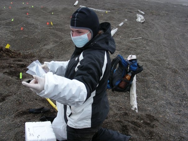 Here I am working at the Nuvuk site in 2009.