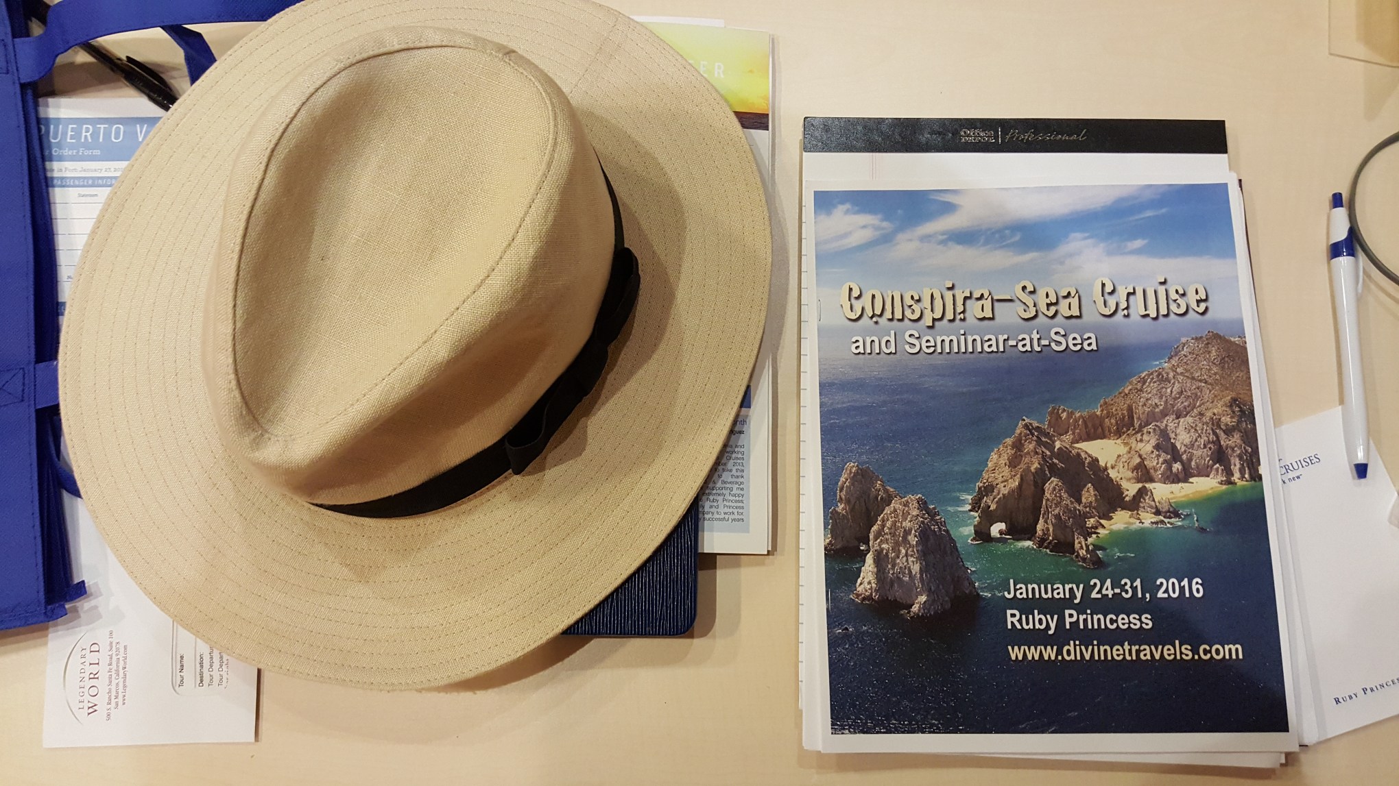 Itinerary and Cunning Hat